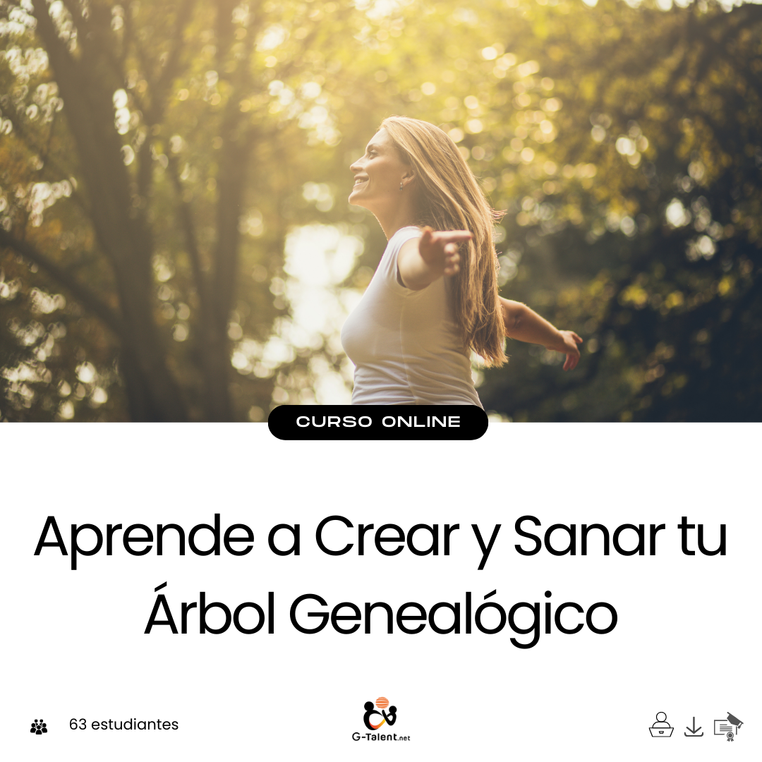 Curso aprende a crear y sanar tu árbol genealógico - Bienestar emocional y familiar