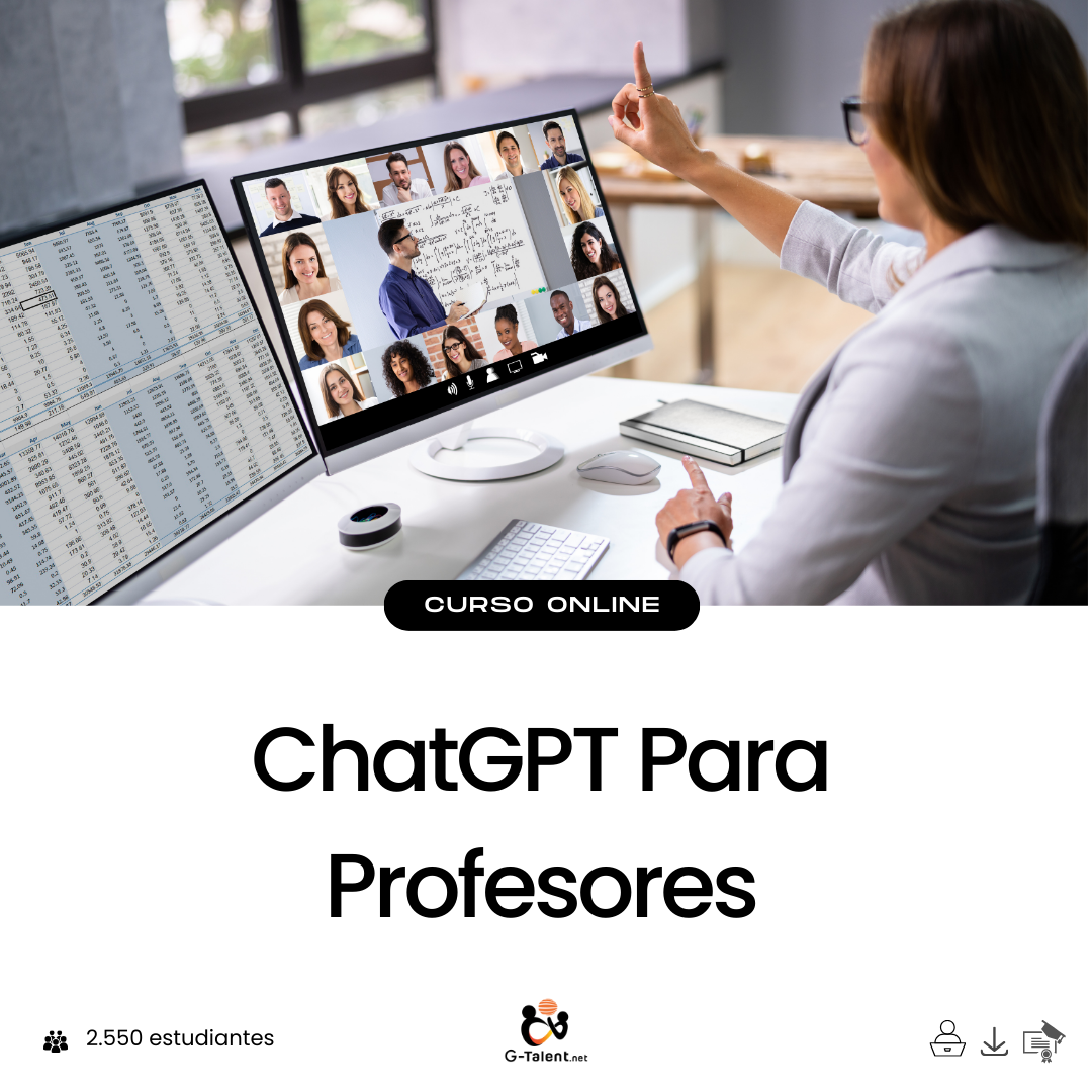 Curso ChatGPT para profesores - Automatiza la preparación de actividades educativas