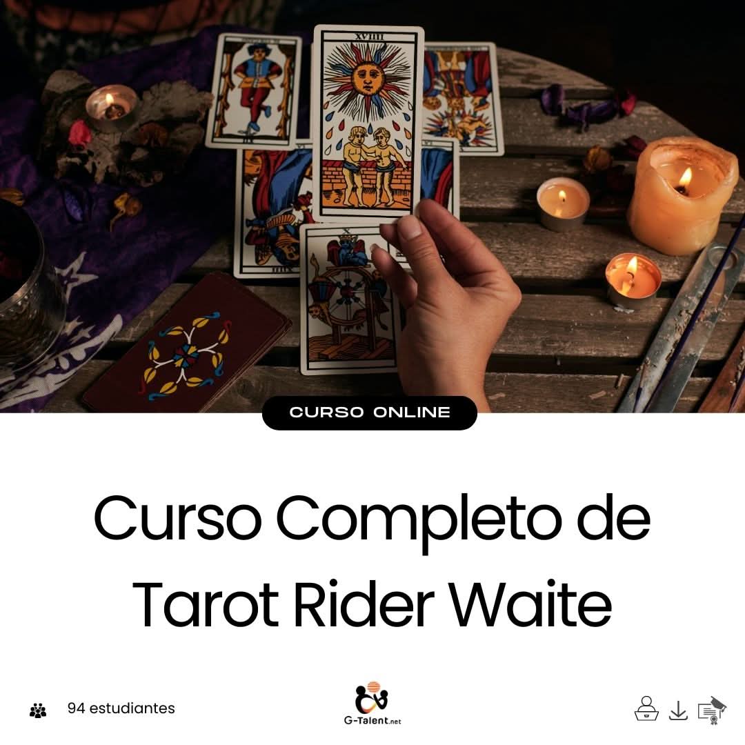 Curso completo de Tarot Rider Waite - Aprende a interpretar cartas y lecturas esotéricas