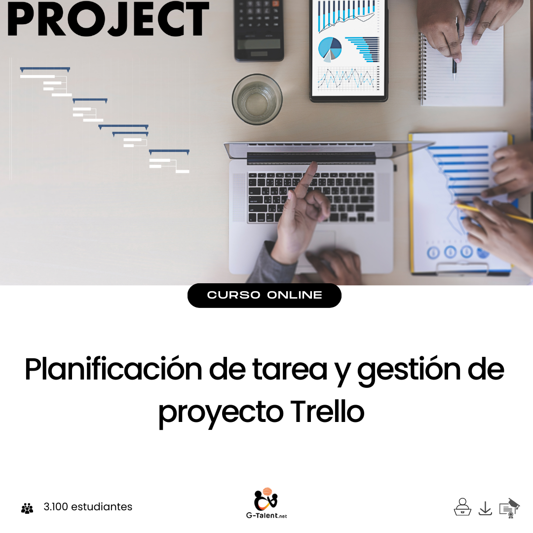 Curso planificación de tareas y gestión de proyectos con Trello - Organización y eficiencia para equipos