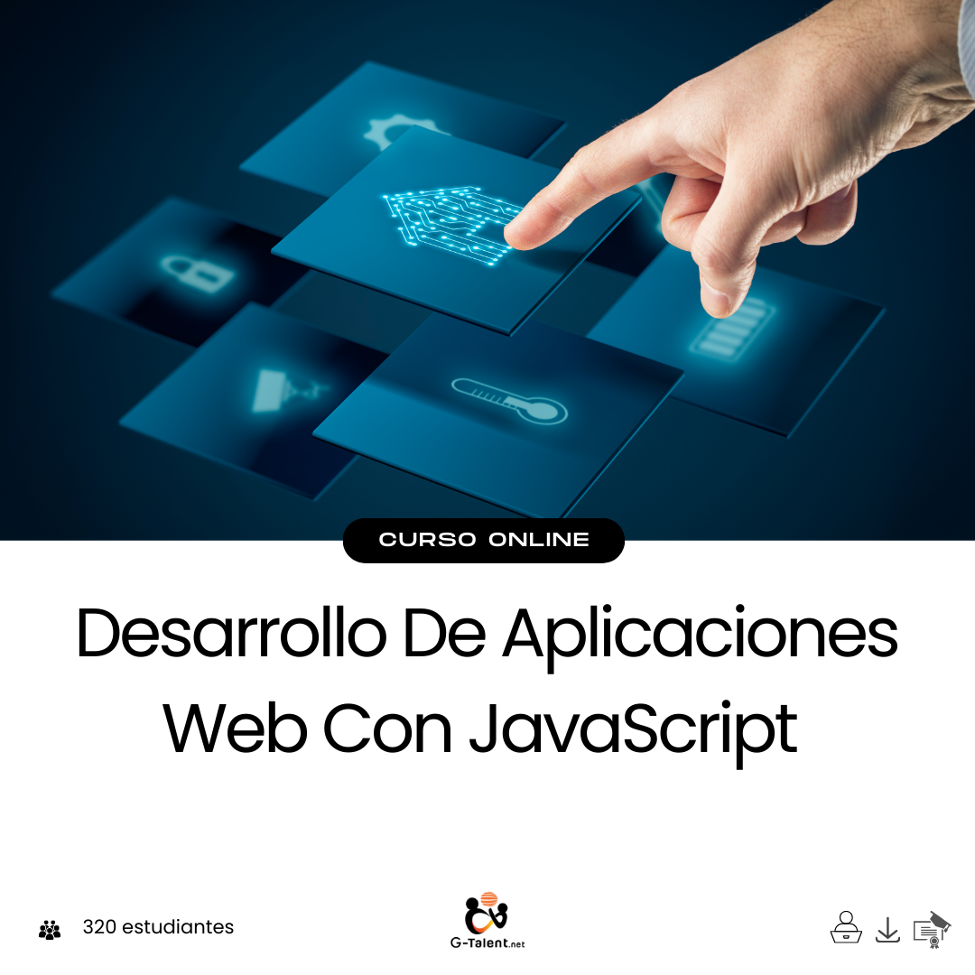 Editor de código mostrando una aplicación web en JavaScript moderno, con funciones, manipulación del DOM y componentes dinámicos en ejecución