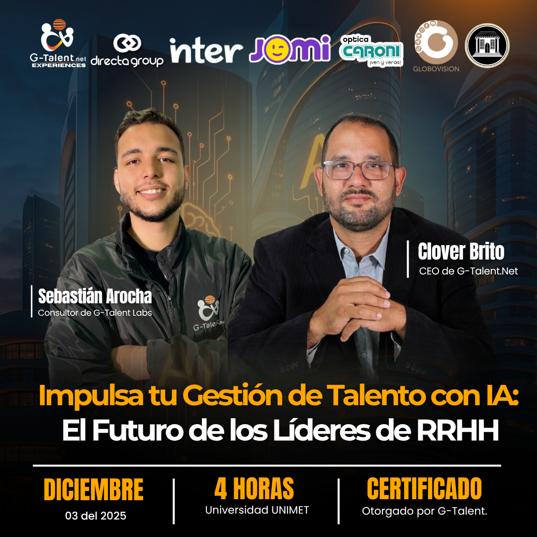 Lidera el Futuro del Talento con IA: Conviértete en un Profesional Estratégico en Solo 4 Horas Presenciales