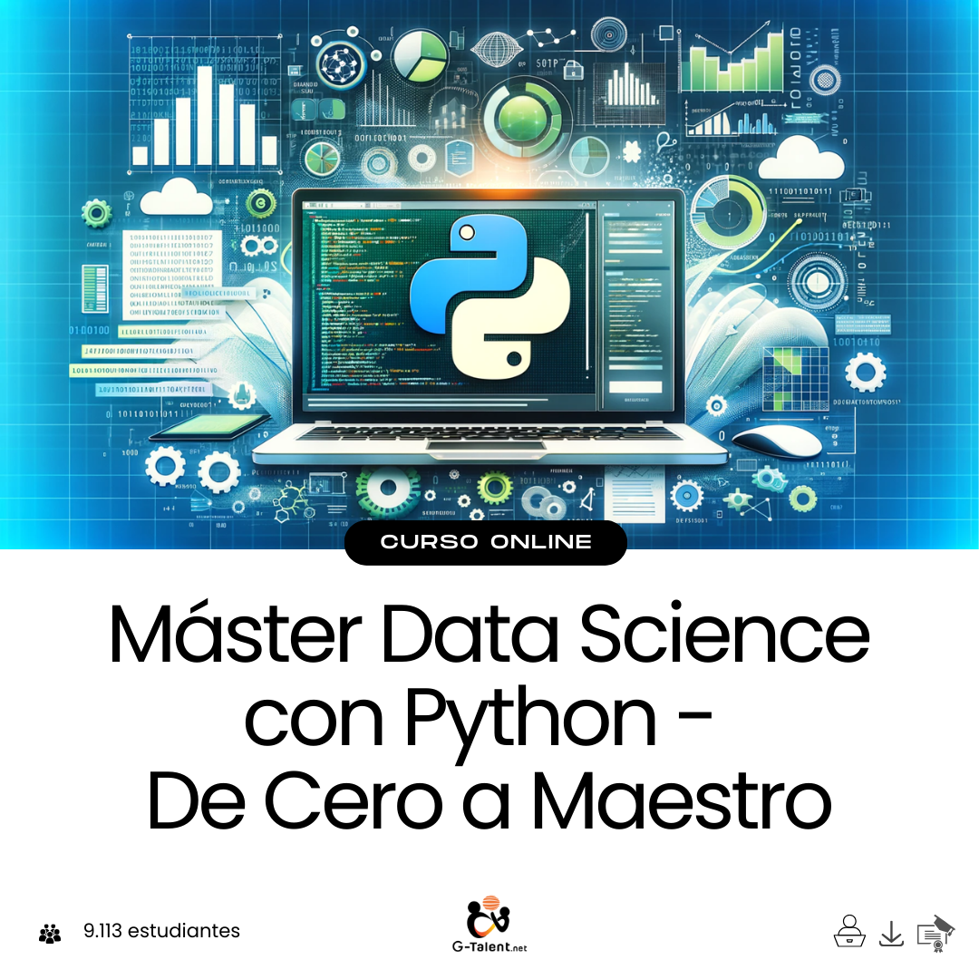 Máster Data Science con Python - De Cero a Maestro.