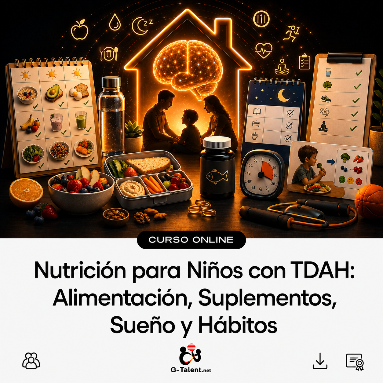 Nutrición para Niños con TDAH: Alimentación, Suplementos, Sueño y Hábitos