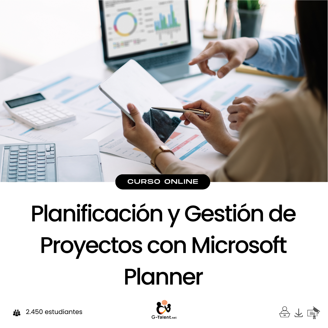 Curso planificación y gestión de proyectos con Microsoft Planner - Organización y eficiencia para equipos