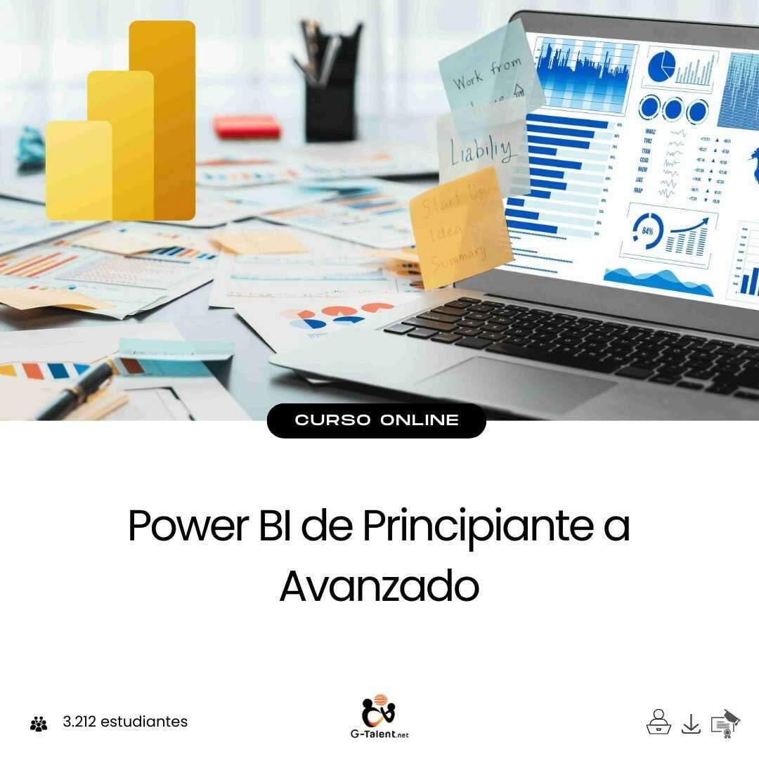 Curso Power BI de principio a avanzado - Aprende a crear paneles y visualizaciones de datos