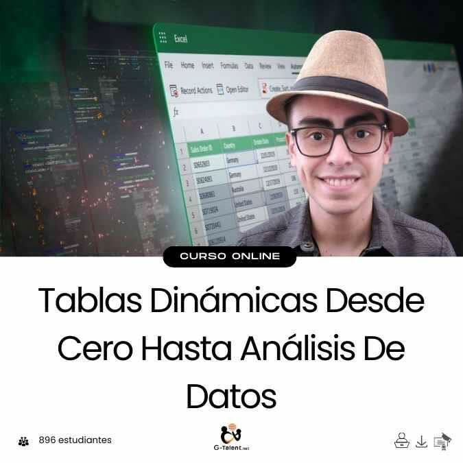Curso tablas dinámicas en Excel - Análisis de datos desde cero hasta avanzado