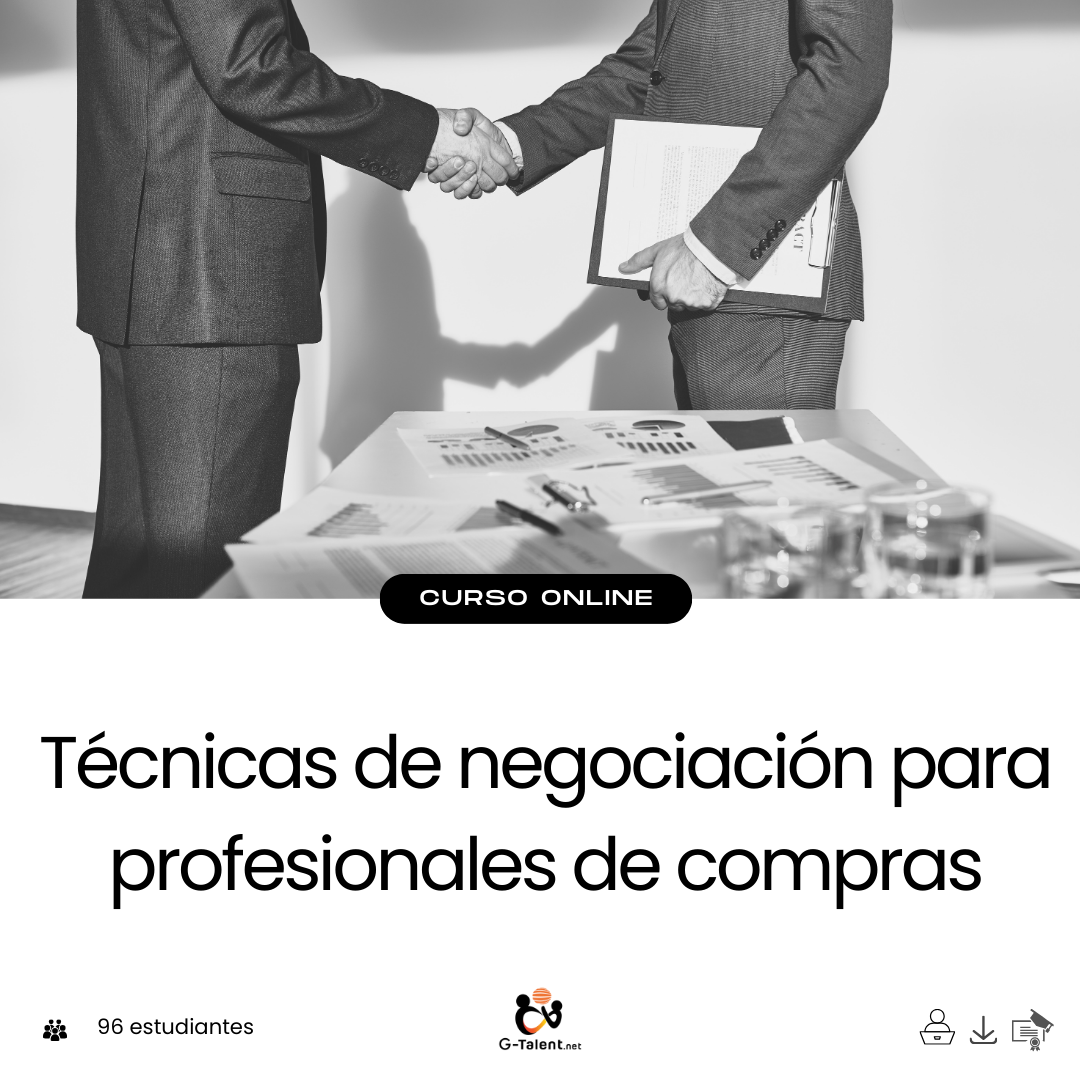 Ejecutivo de compras negociando frente a proveedor con laptop, documentos y gráficos de costos sobre la mesa