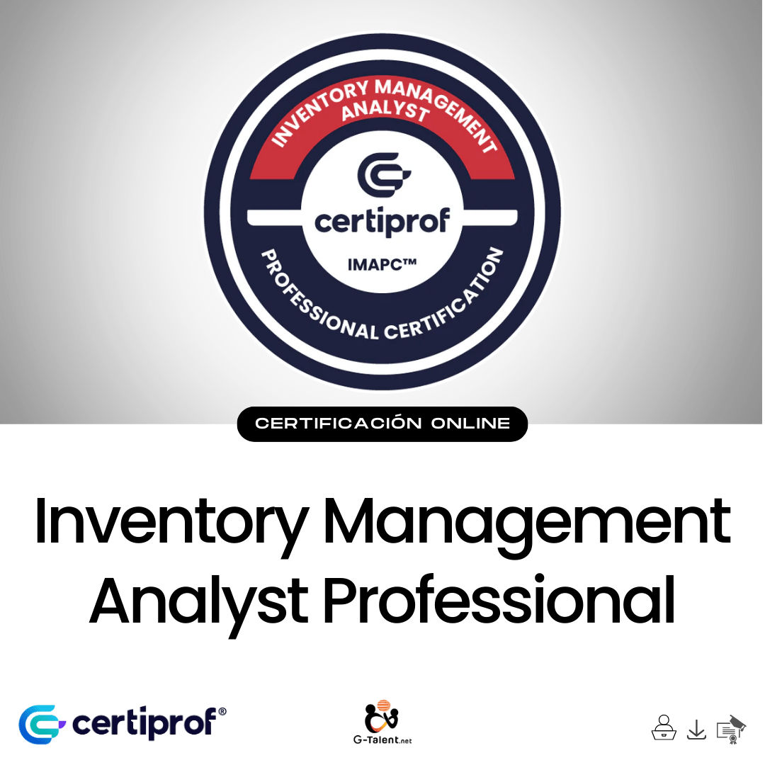 Certificación Inventory Management Analyst Professional - IMAPC™ - G - Talent.Net