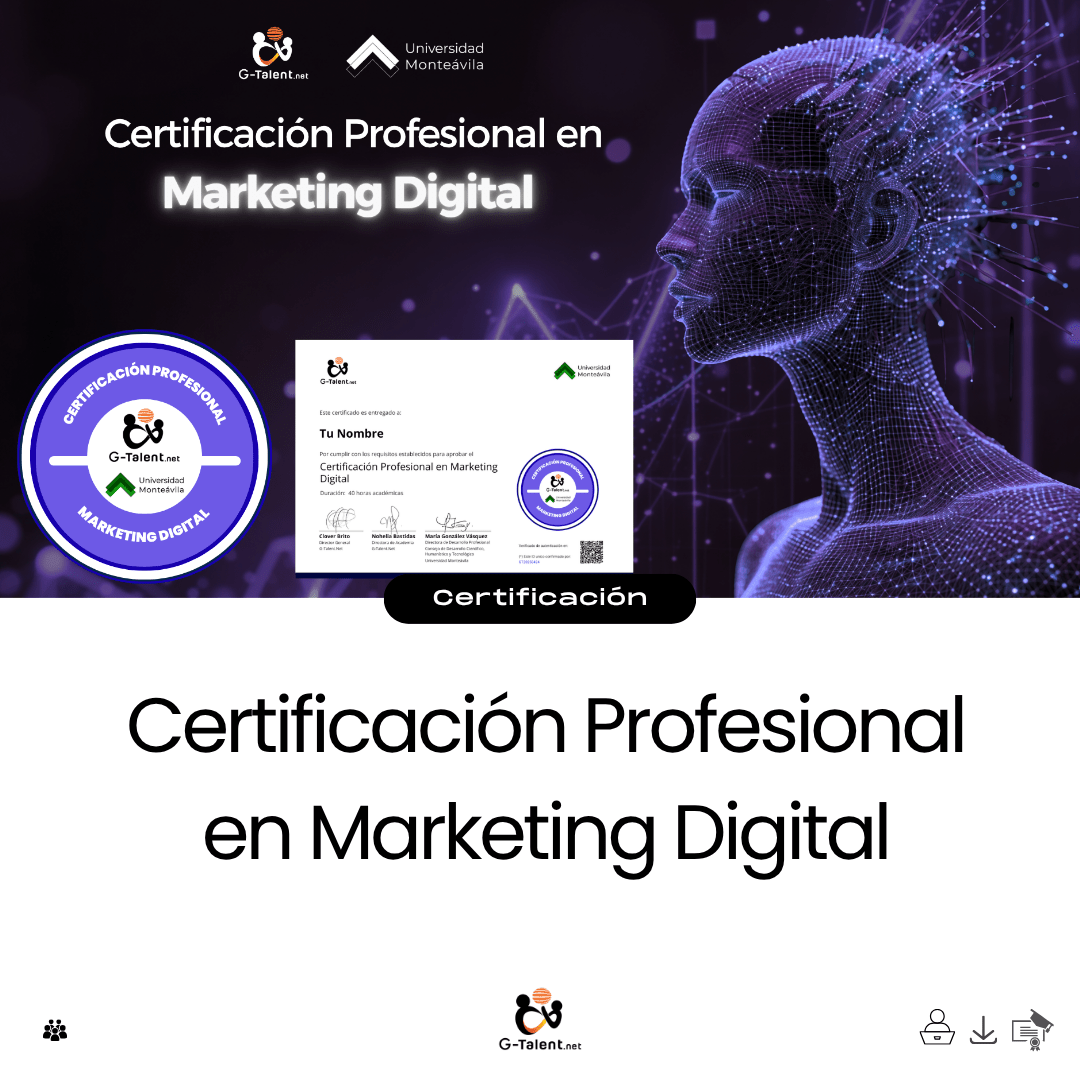 Certificación Profesional en Marketing Digital - G - Talent.Net