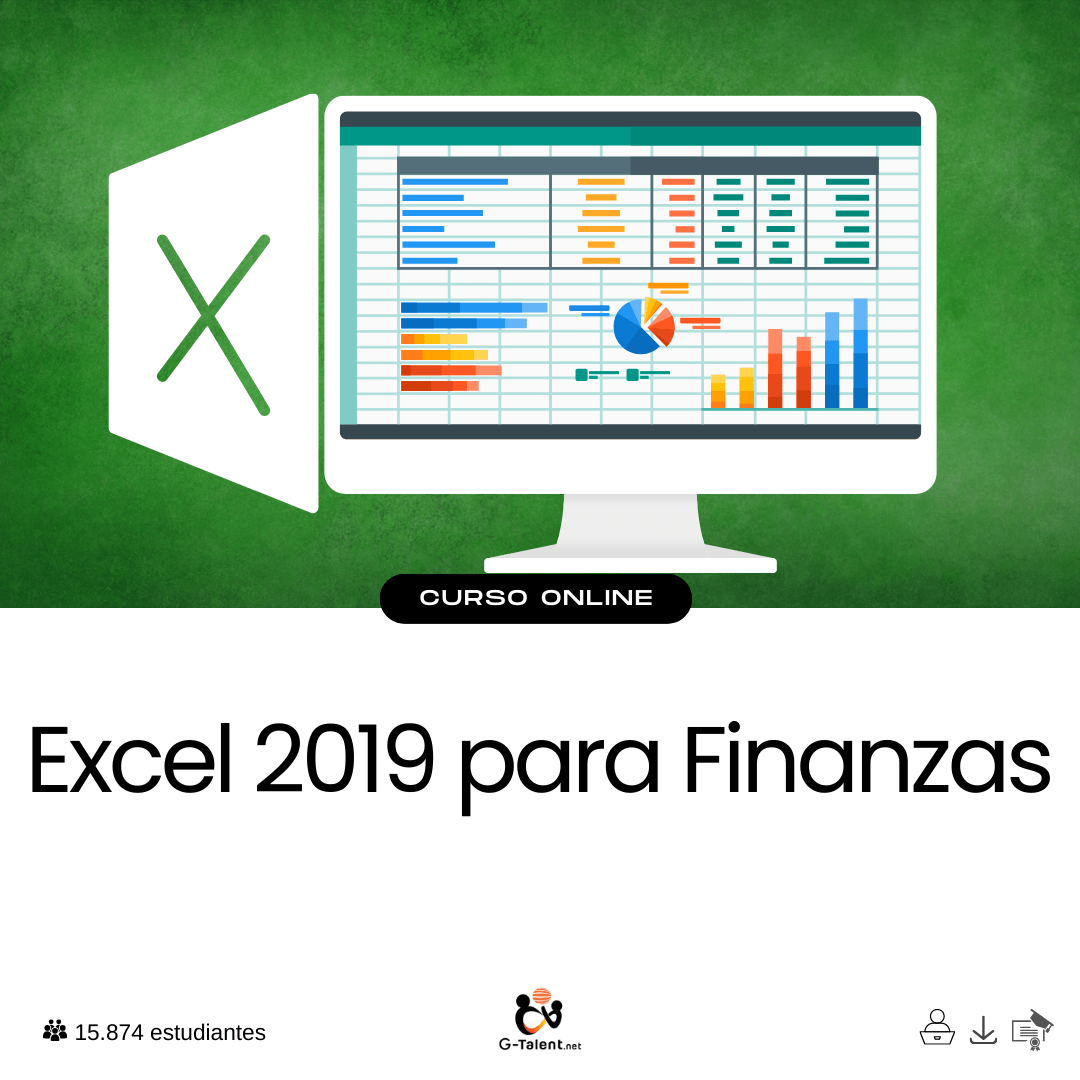 Excel 2019 para Finanzas - G - Talent.Net