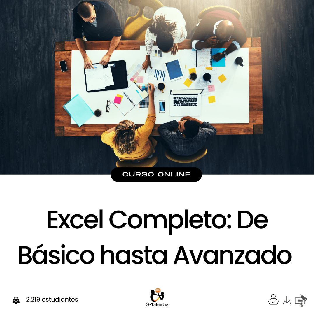Excel Completo: De Básico hasta Avanzado - G - Talent.Net