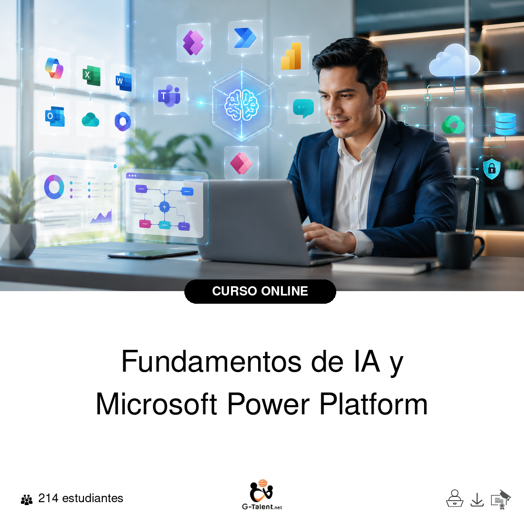 Fundamentos de IA y Microsoft Power Platform - 214 estudiantes