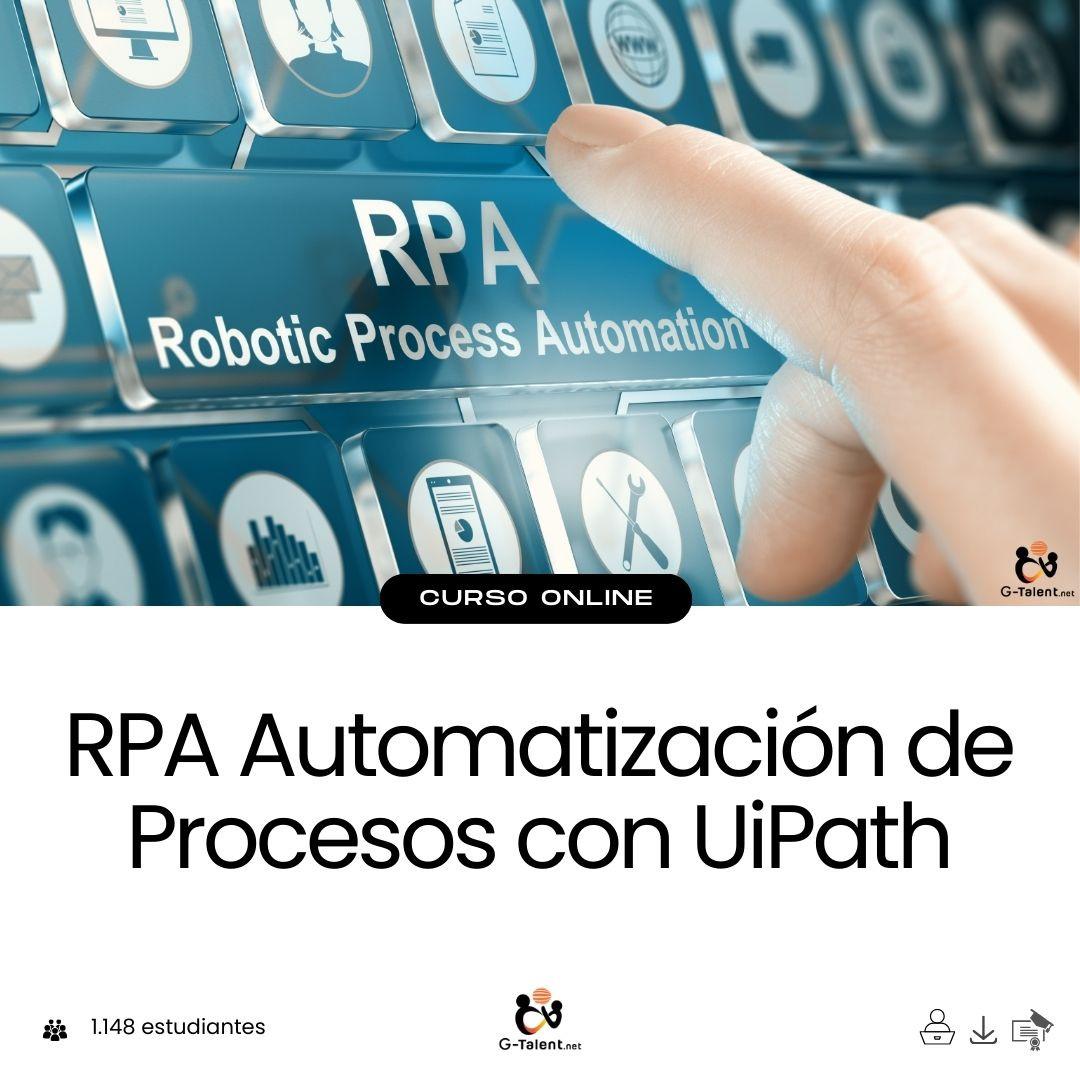 RPA - Automatización de Procesos con UiPath - G - Talent.Net