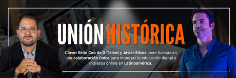 Clover Brito Ceo de G-Talent y Javier elices hacen union historica