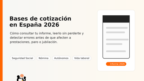Bases de cotización en España 2026: informe de Seguridad Social, nómina y vida laboral - G-Talent.Net