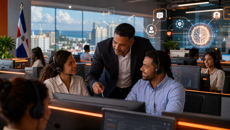 BPO en República Dominicana 2026 con habilidades digitales para atención al cliente con IA