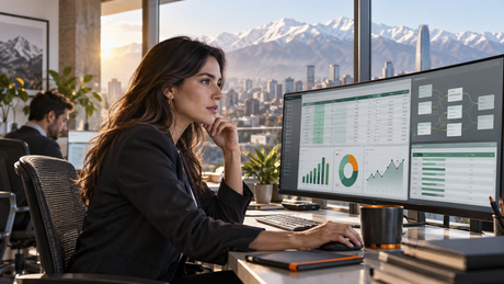 Profesional en Chile demuestra habilidades avanzadas de Excel con reportes y análisis de datos