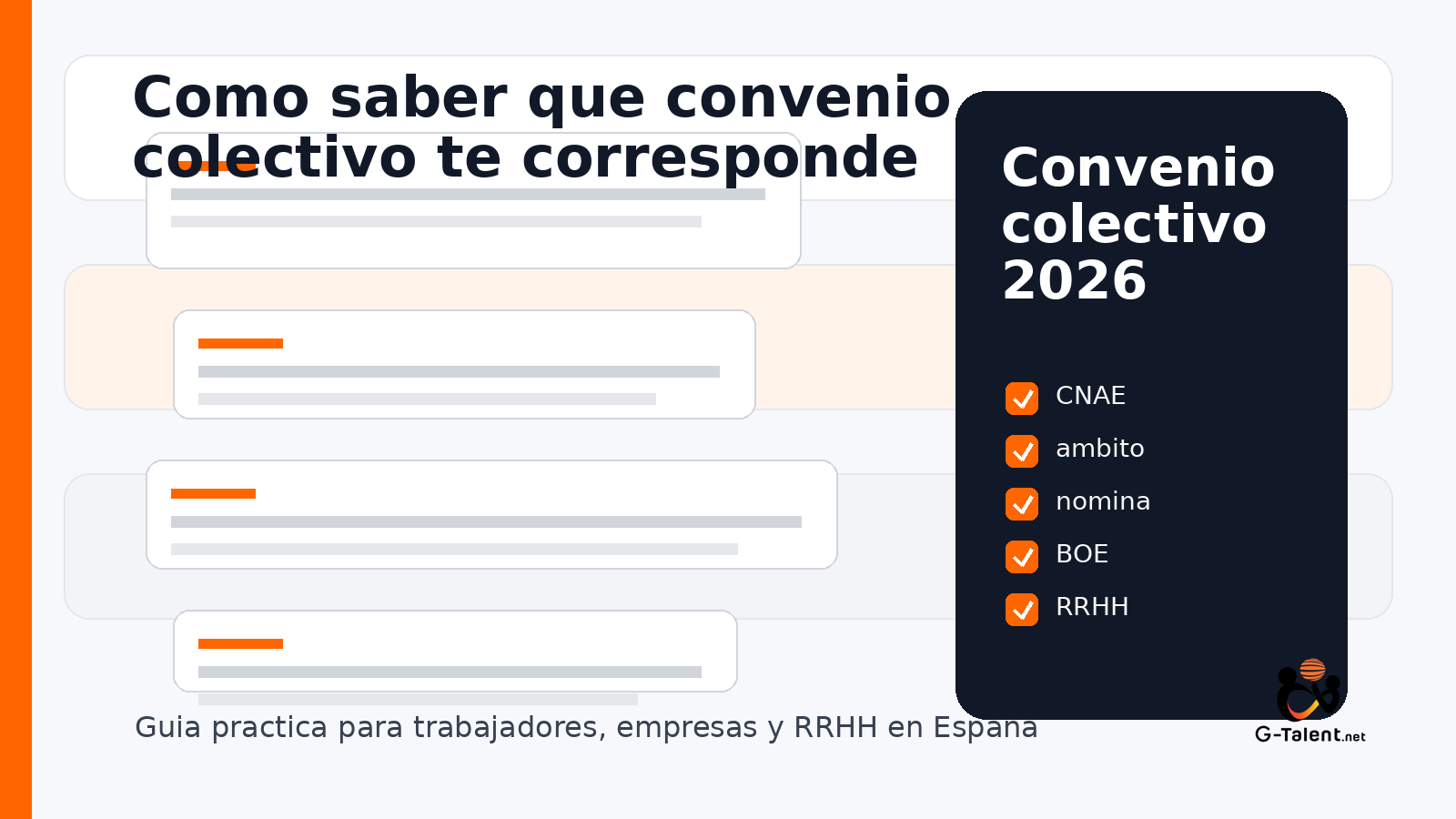 Cómo saber qué convenio colectivo corresponde en España 2026 para trabajadores, empresas y Recursos Humanos