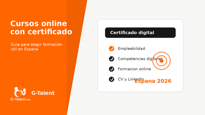 Cursos online con certificado en España para mejorar la empleabilidad en 2026