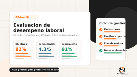 Evaluación de desempeño laboral 2026: ejemplos, formato y KPIs para RRHH - G-Talent.Net