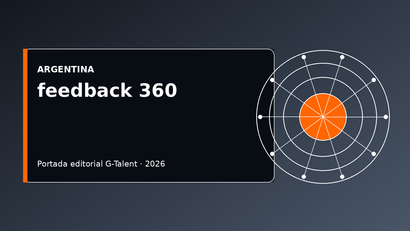 Feedback 360 en Argentina 2026: cómo aplicarlo en equipos sin convertirlo en una encuesta más - portada editorial premium de G-Talent