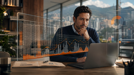 Flujo de caja proyectado en Colombia 2026 con Excel e inteligencia artificial para pymes