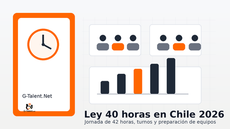 Ley 40 horas en Chile 2026: guía para preparar la jornada de 42 horas en empresas y equipos