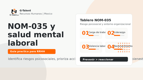 NOM-035 y salud mental laboral en México: guía práctica para RRHH - G-Talent.Net