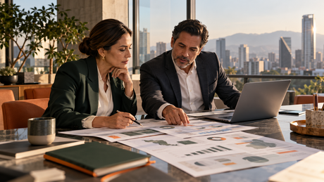 Equipo de Recursos Humanos y finanzas construye el presupuesto 2027 en México