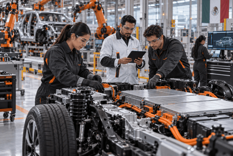 Trabajar en electromovilidad en México 2026: perfiles, habilidades y ruta de formación - G-Talent.Net