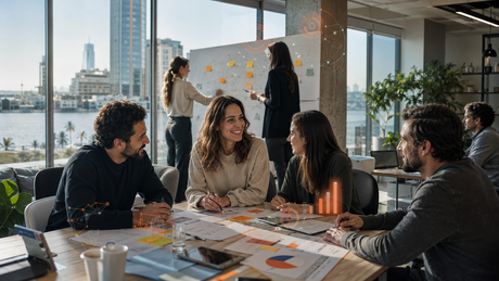 Equipo diseñando una propuesta de valor al empleado en Uruguay