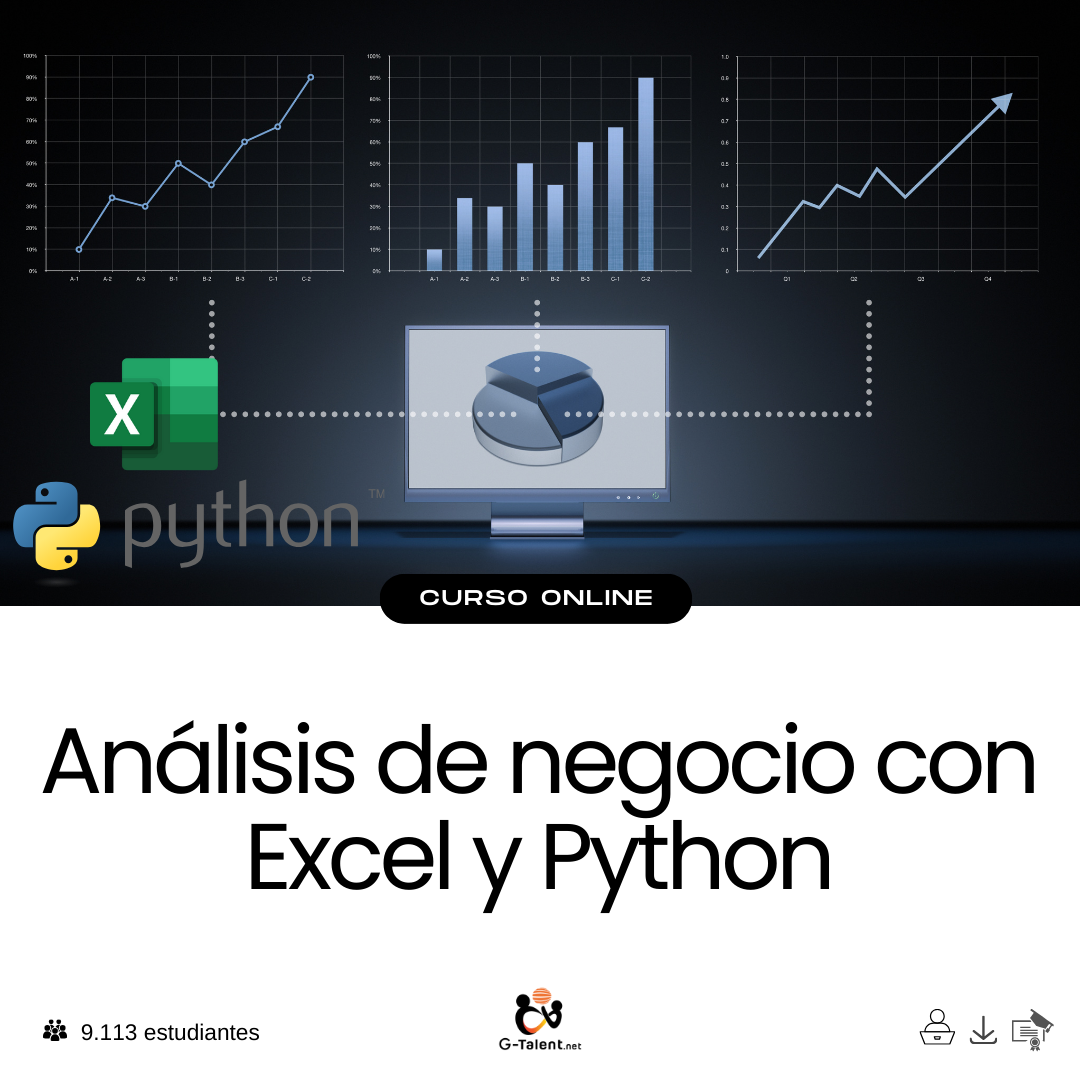 Análisis de negocio con Excel y Python