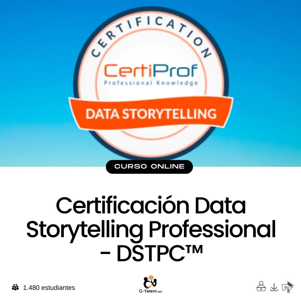 Certificación Data Storytelling Professional  - DSTPC™ - 0