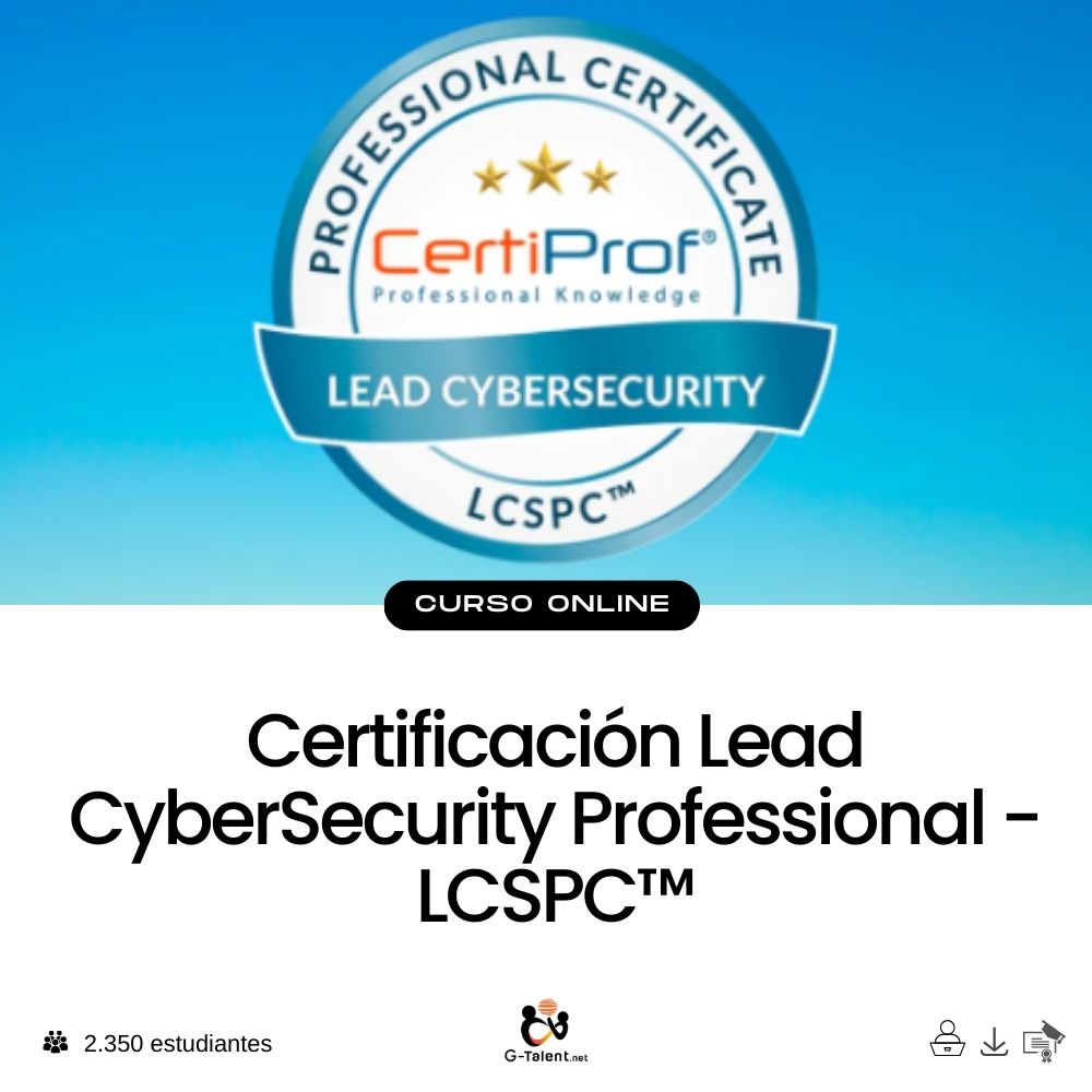 Certificación Lead CyberSecurity Professional - LCSPC™ - 0
