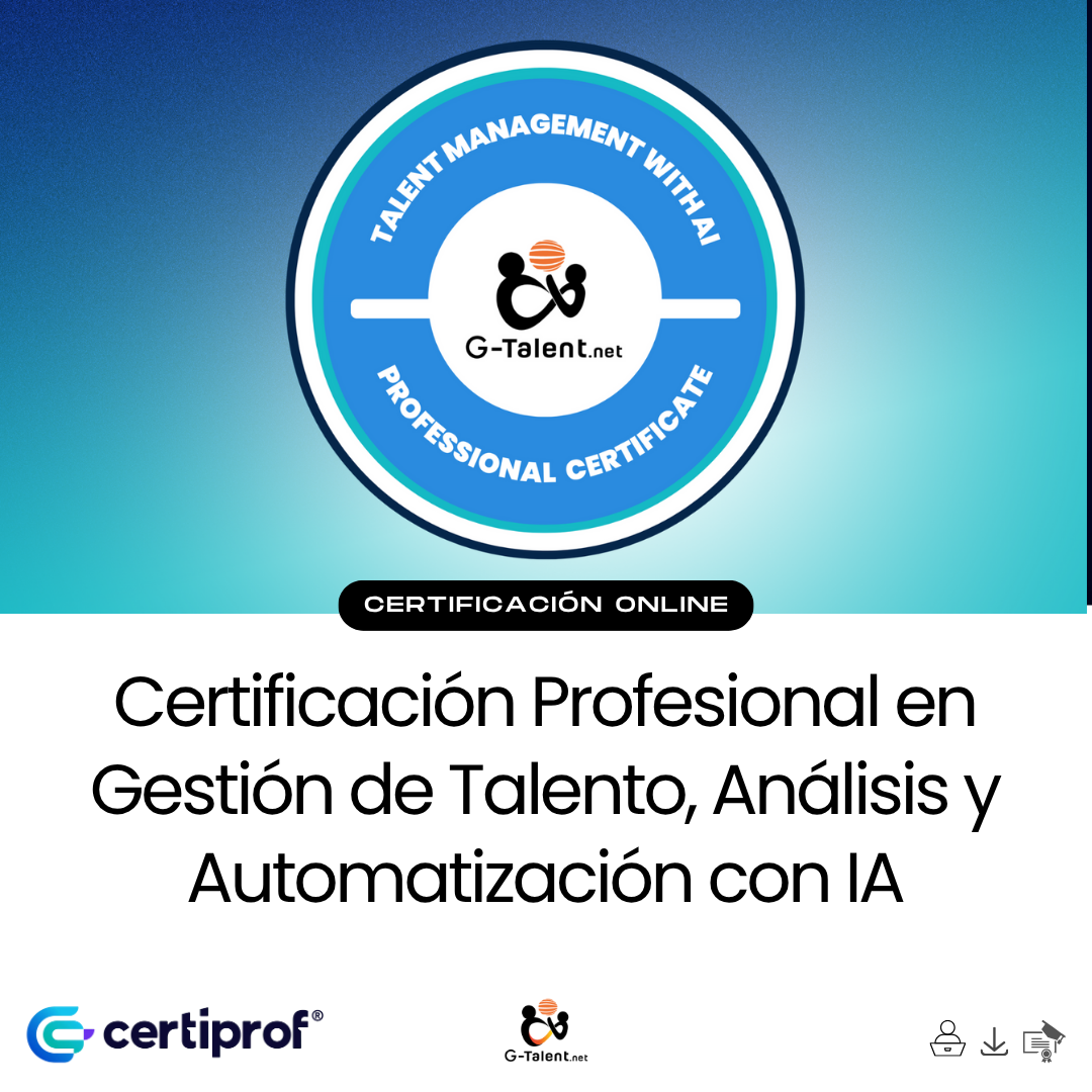 Certificación Profesional en Gestión de Talento, Análisis y Automatización con IA