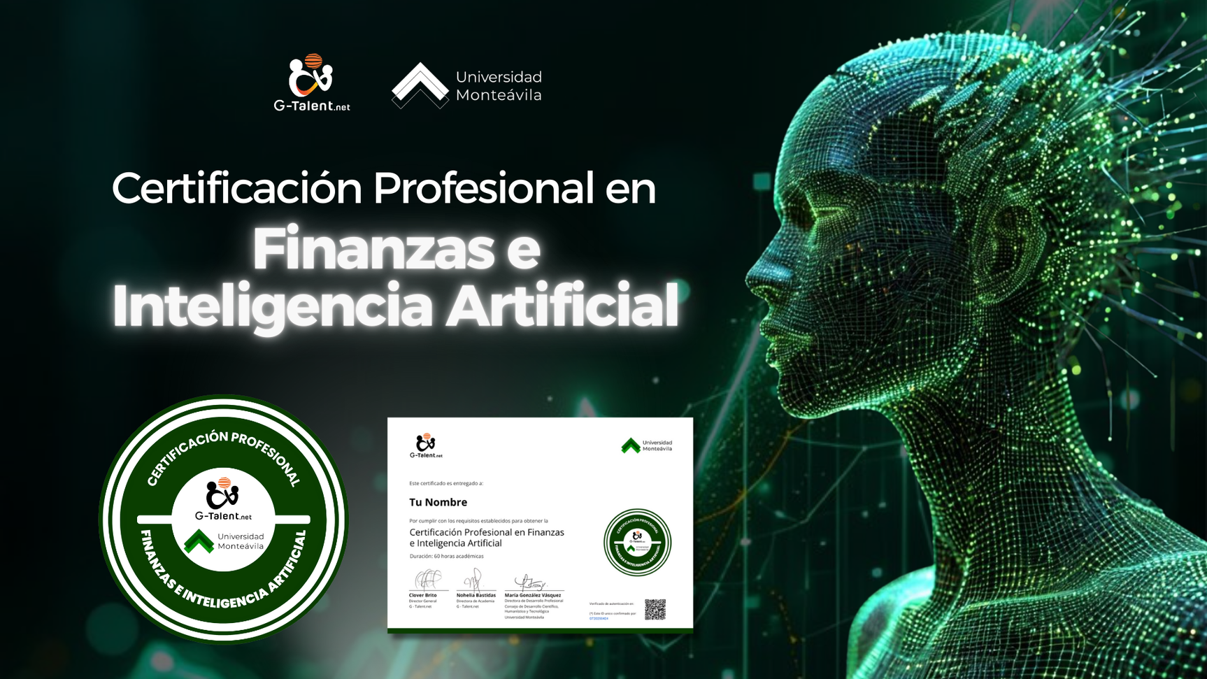 Certificación Profesional en Finanzas con Inteligencia Artificial