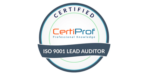 Certified ISO 9001:2015 Lead Auditor - I9001LA