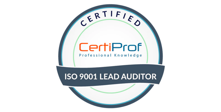 Certified ISO 9001:2015 Lead Auditor - I9001LA