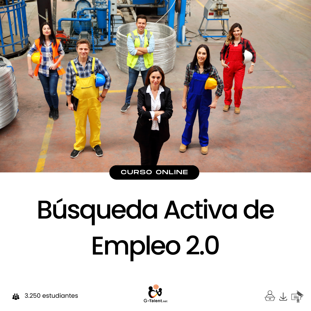 Curso búsqueda activa de empleo - Estrategias para conseguir trabajo rápido y destacar en el mercado laboral
