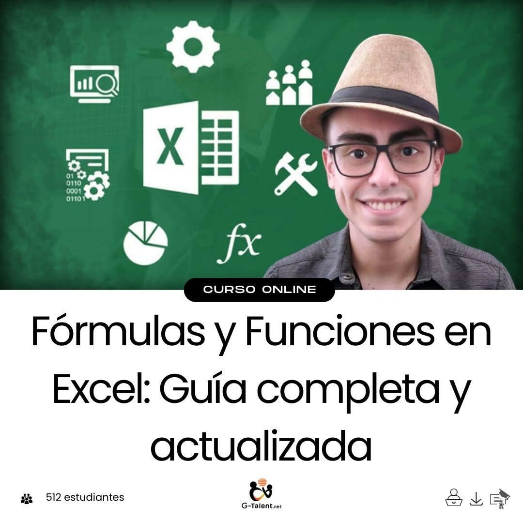 Curso fórmulas y funciones en Excel - Guía completa y actualizada para todos los niveles