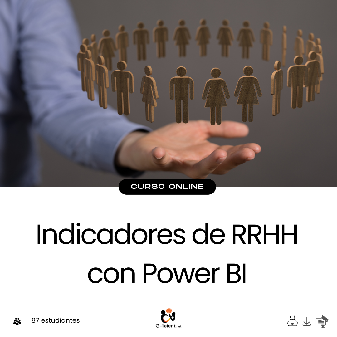 Curso indicadores de RRHH con Power BI - Visualización y análisis de datos para recursos humanos