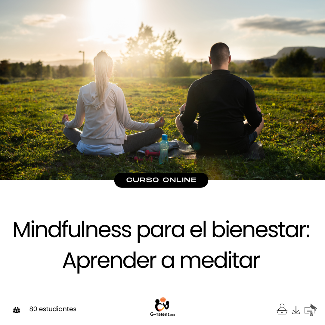 Curso mindfulness para el bienestar - Aprende a meditar y reducir el estrés
