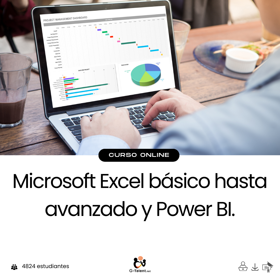 Domina Microsoft Excel básico hasta avanzado y Power BI