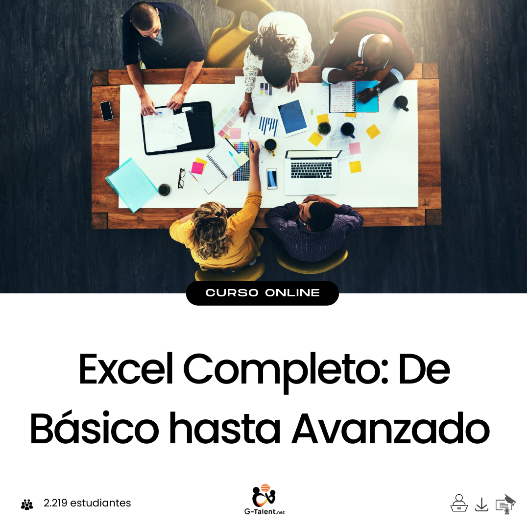 Curso Excel completo de básico hasta avanzado - Funciones, análisis y automatización