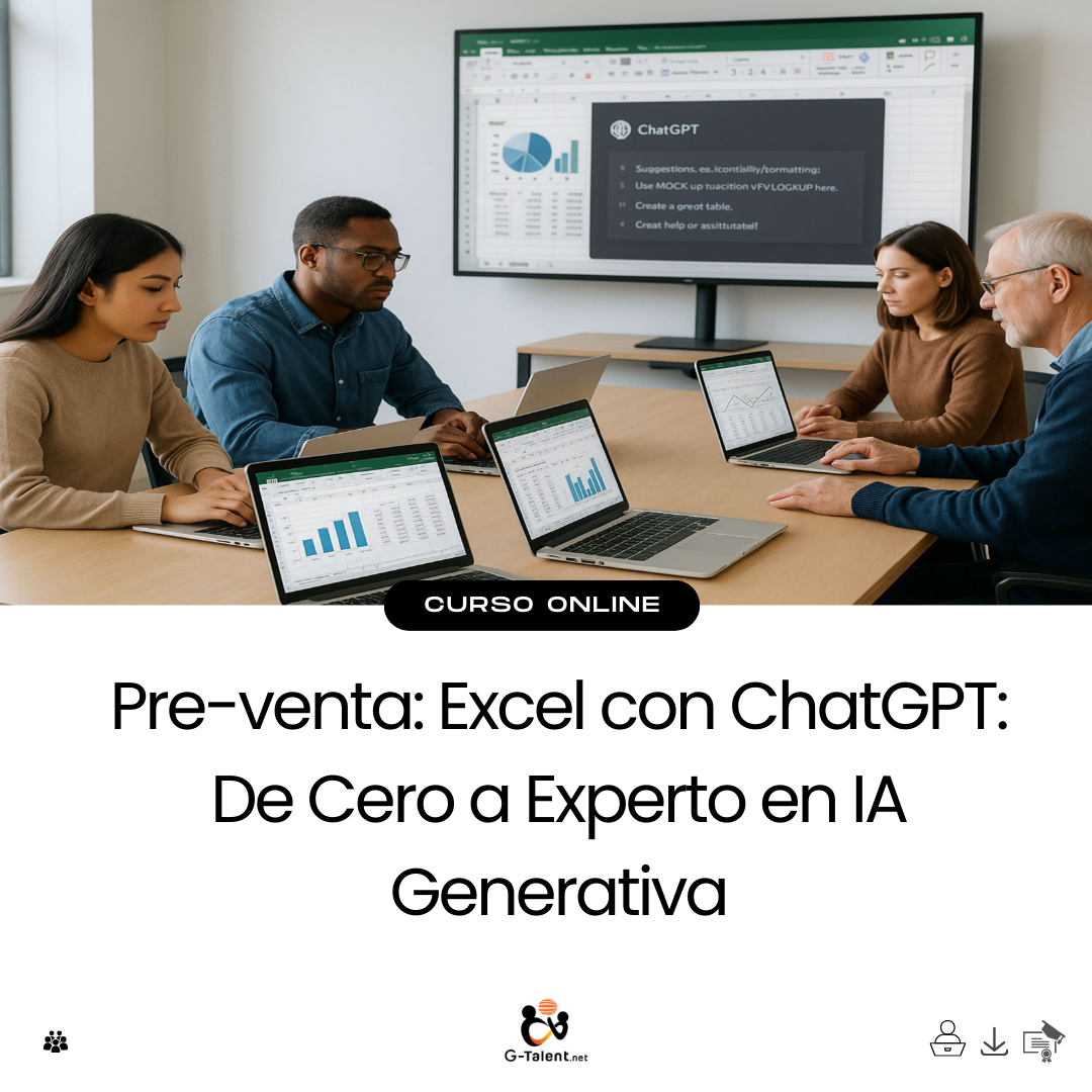 Excel con ChatGPT: De Cero a Experto en IA Generativa