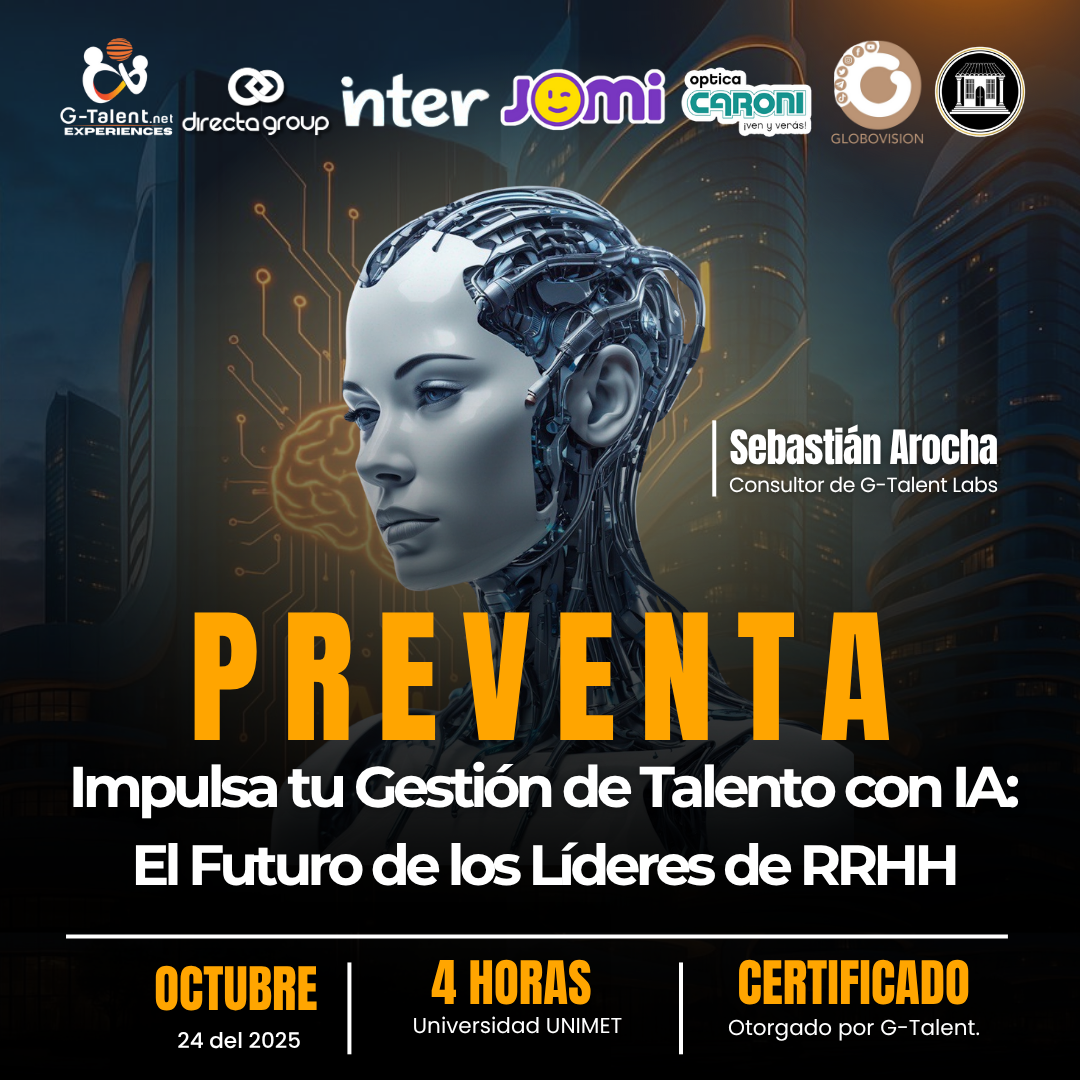 Lidera el Futuro del Talento con IA: Conviértete en un Profesional Estratégico en Solo 4 Horas Presenciales