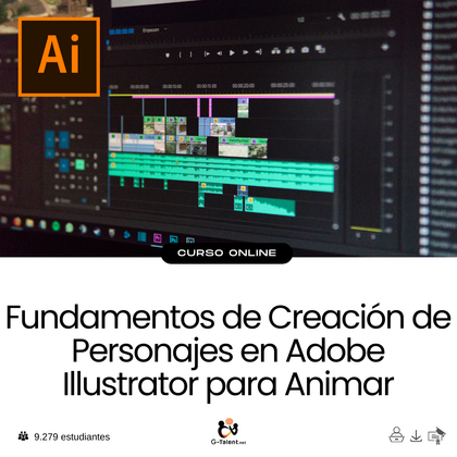 Fundamentos de Creación de Personajes en Adobe Illustrator para Animar.
