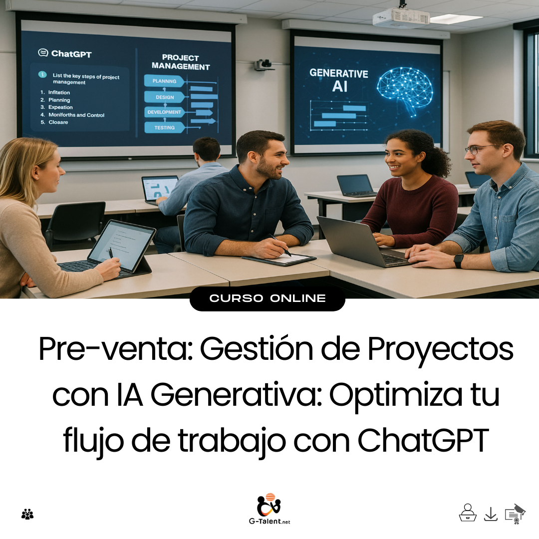 Gestión de Proyectos con IA Generativa: Optimiza tu flujo de trabajo con ChatGPT