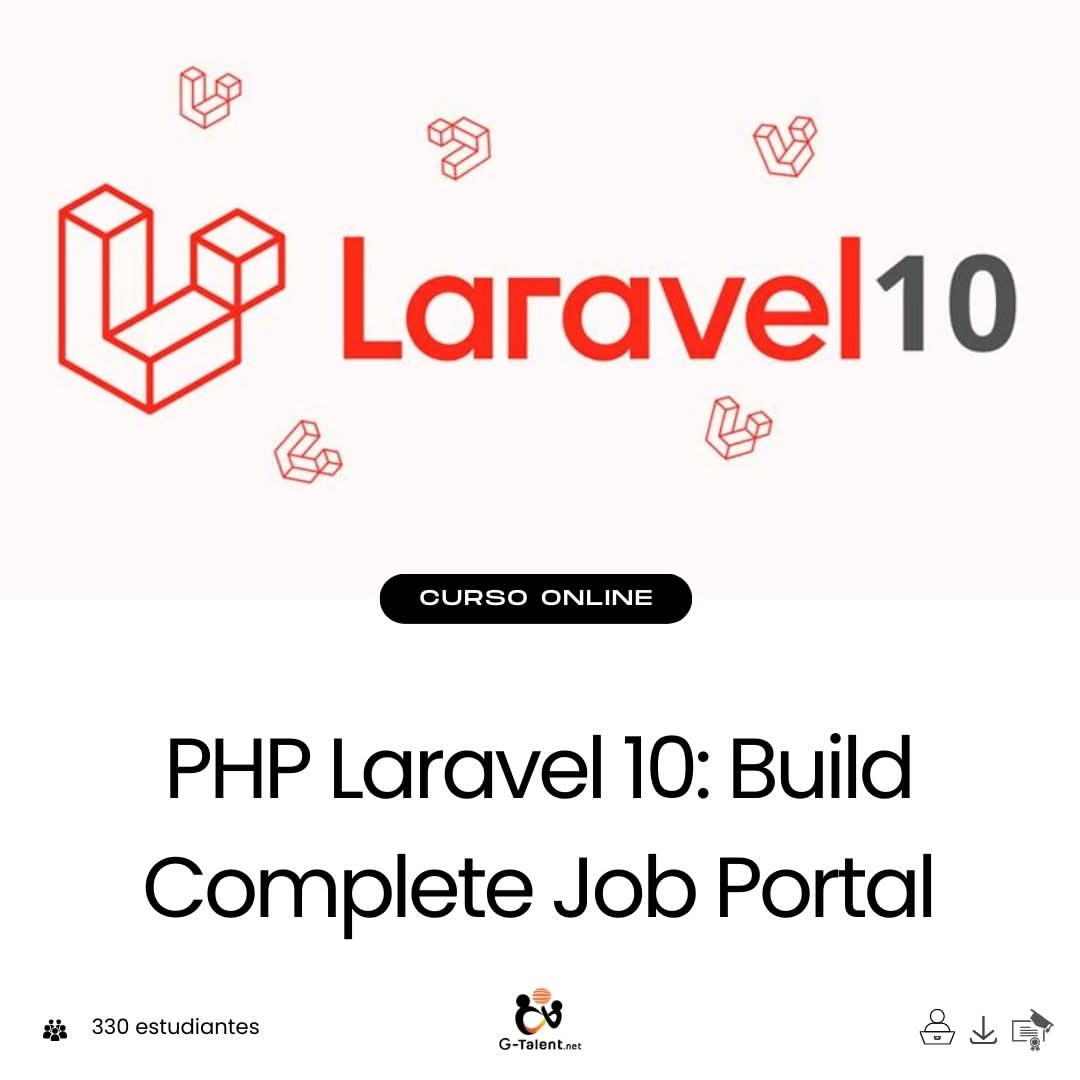 Laravel 10 con PHP: Crea un Portal de Empleo Completo Paso a Paso